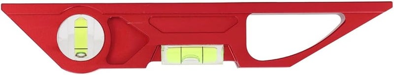 Aluminum Alloy Spirit Level 90 180 Degree High Precision Bubble Tool for Woodworking Construction - Image 3