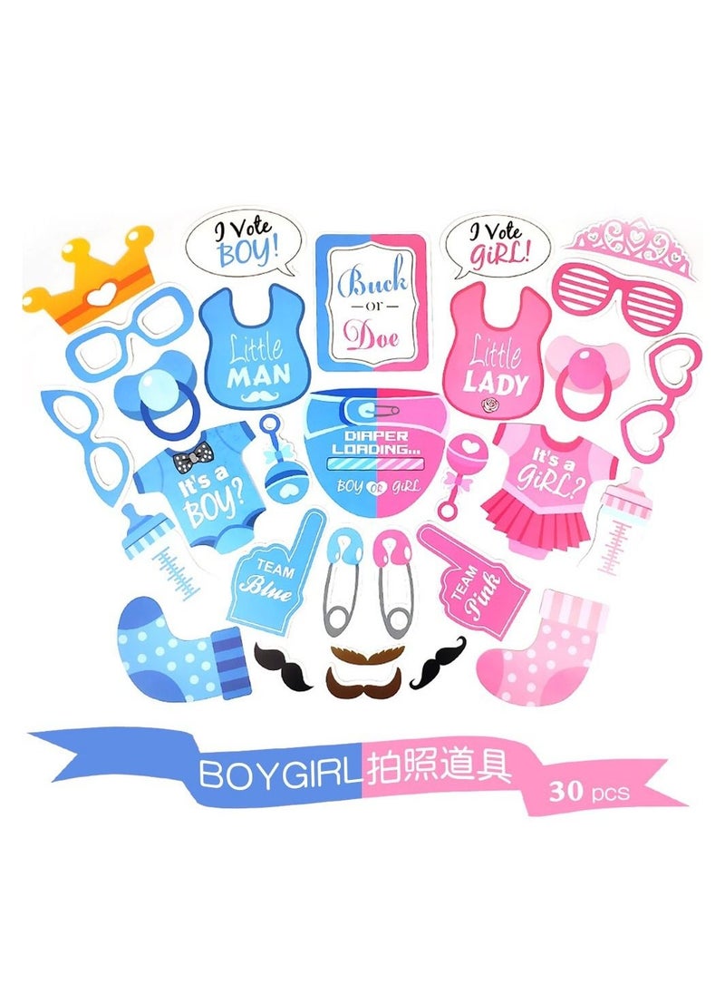 Generic - Baby Gender Reveal Decorations Party Supplies Set - Image 1