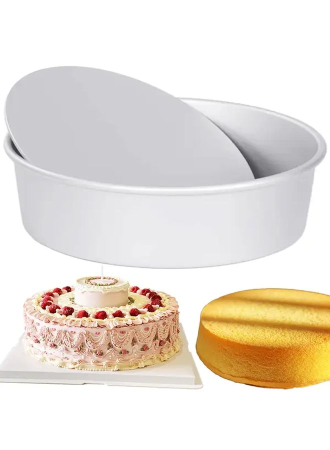 Non Stick 11 Inch Round Cake Pan With Removable Base For Baking - Image 1