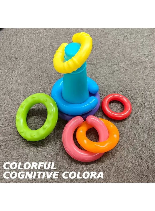 Colorful Stacking Ring Educational Toy Model 628 38 For Fine Motor Skills And Hand Eye Coordination - Image 4