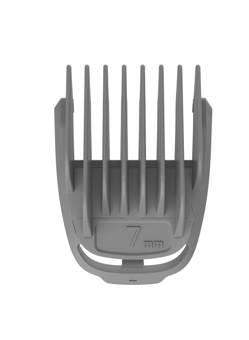 Lifestyle 14-IN-1 Trimming & Grooming Kit with Length Customization & Stainless-Steel Blades / Hair Clippers for Hair Cutting / 90Min Working Time / Cord & Cordless Use / USB-C Charging Port / 600 mAh Rechargeable Battery / IPX6 Water Resistant - Silver