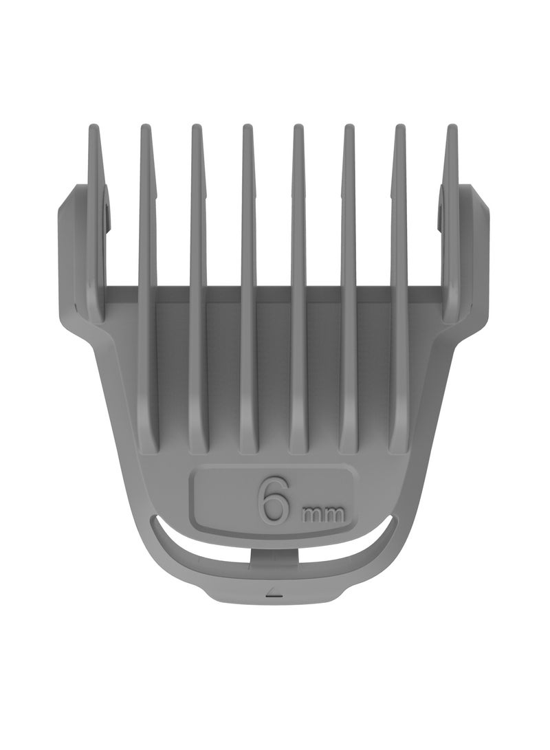 Lifestyle 14-IN-1 Trimming & Grooming Kit with Length Customization & Stainless-Steel Blades / Hair Clippers for Hair Cutting / 90Min Working Time / Cord & Cordless Use / USB-C Charging Port / 600 mAh Rechargeable Battery / IPX6 Water Resistant - Silver
