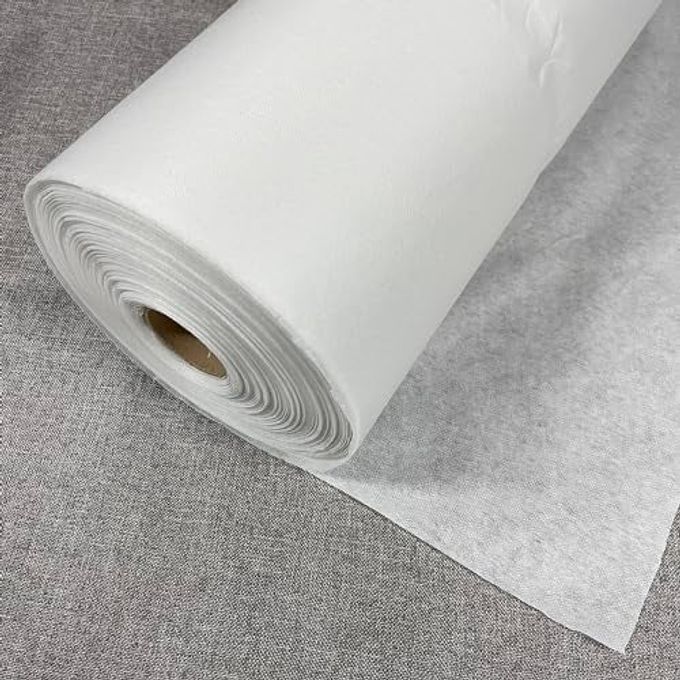 IRON ON INTERFACING FABRIC FOR SEWING SINGLESIDED FUSIBLE INTERFACING LIGHTWEIGHT WHITE 30G 2 METROS