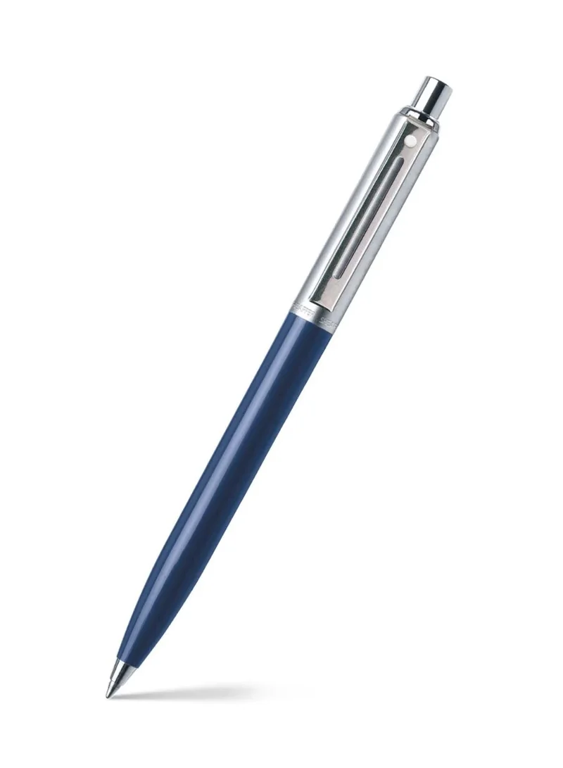 SHEAFFER Sheaffer® Sentinel Blue and Chrome Ballpoint Pen With Chrome Trims