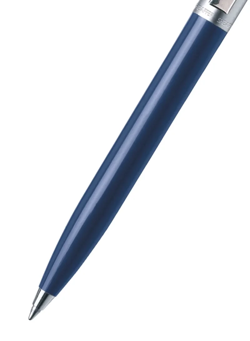 SHEAFFER Sheaffer® Sentinel Blue and Chrome Ballpoint Pen With Chrome Trims