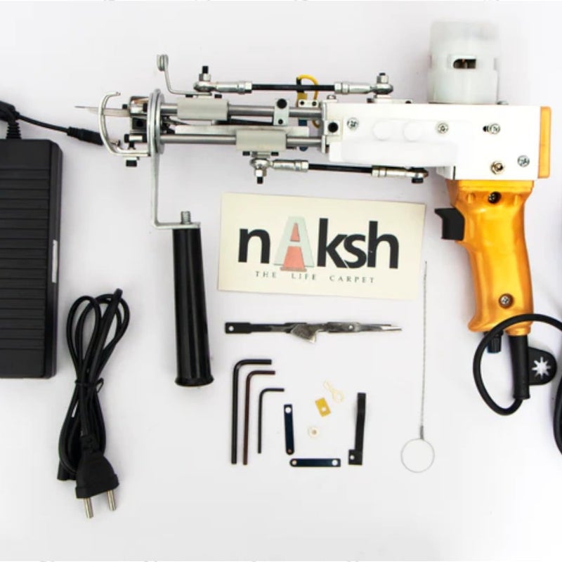 24mm ProNK01 Automatic Tufting MachineGun for Rug Making Carpet Weaving Machine Best Industrial Rug Making Tufting Tools Perfect for Beginners and Professionals Golden - Image 1