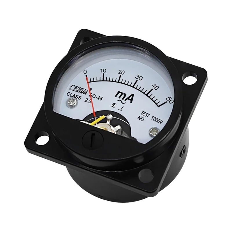 Analog AC Ammeter Pointer Current Meter 20MA 47X47MM Measuring Tool - Image 5