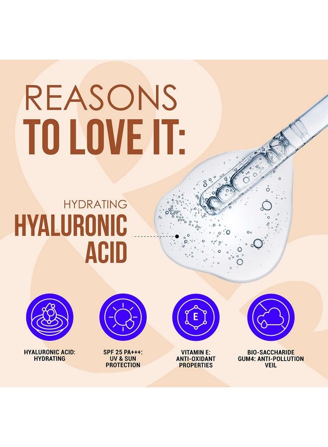 Blue Heaven لوشن مرطب للبشرة منعش وخالي من العيوب، 28 مل، مع حمض الهيالورونيك وعامل حماية من الشمس ومضاد للتلوث ومضاد للأكسدة - Image 4