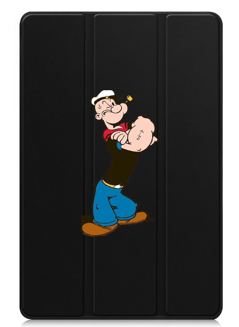 Theodor Protective Flip Case For Apple iPad Pro 11 (2024) With Trifold Stand Auto Wake Sleep Shockproof Cover Popey - Image 1