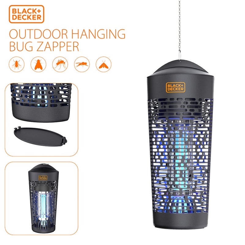 BLACK+DECKER Bug Zapper Mosquito Killer Indoor and Outdoor Fly Zapper Half Acre Coverage - Image 3