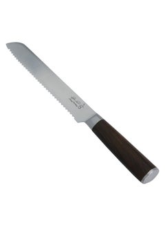 Steel Knife 8 Inch Wooden Handle Brown