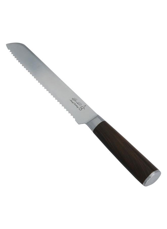Alsaif - Steel Knife 8 Inch Wooden Handle Brown - Image 1