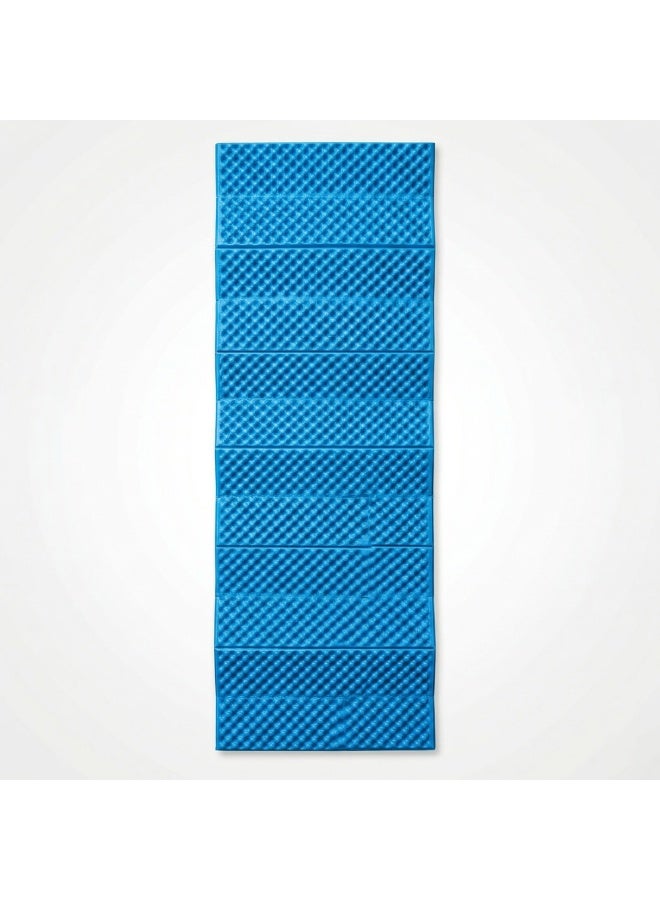 Manful 185 * 56cm Aluminium Sleeping Sheet, Playing Foam Folding Floor Mat, Soft Crawling Mat, Tent Mattress, Floor Pad for Yoga, Waterproof and Thick Anti-Slip Activity Sheet for Camping(Blue) - Image 1