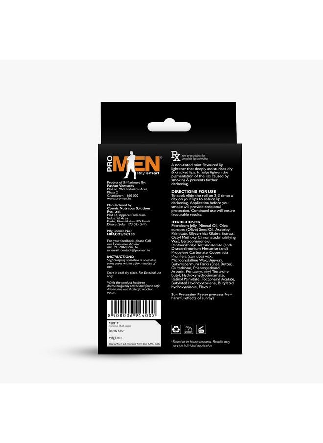 Promen - Lip Lightener With Spf15 (10 Grams) Dark Lips Caused By Smoking Lip Protection Lip Balm/Cream/Gel Lip Moisturizer Lip Care Removes Nicotine Stains - Image 1