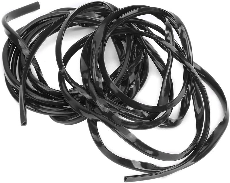 Car Door Anti Collision Strips Rubber Sealing 110.2in, Universal Flexible Protection - Durable Material, Easy Installation, Scratch Prevention for Vehicles (Black) - Image 5