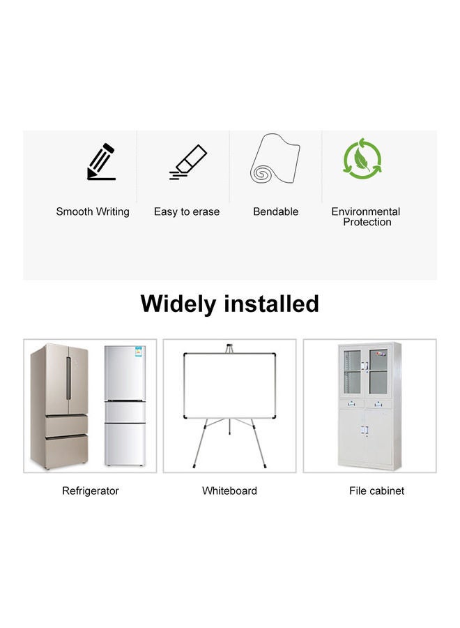 NIBEMINENT Magnetic Dry Erase Board For Weekly Monthly Schedule Black - Image 2