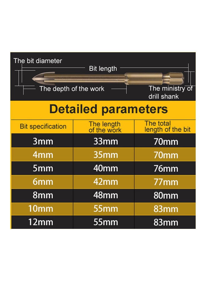 نيبمينينت لقمة مثقاب شاملة متعدد الألوان 11.00x1.20x5.80سم - Image 4