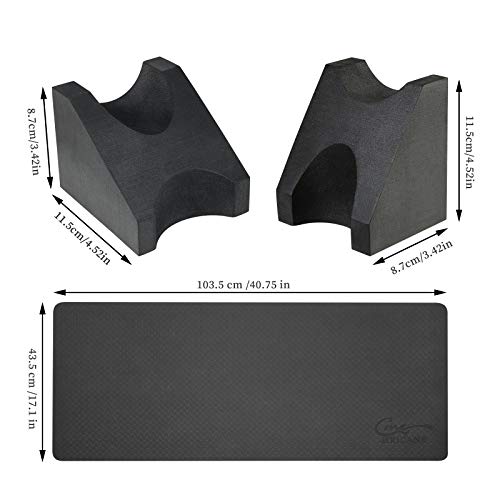 Hricane Guitar Work Mat Kit+Two Heights Guitar Neck Support Rest+Guitar String Winder and Cutter Tool - Guitar Workstation Repair Maintenance of String Instruments - Image 4