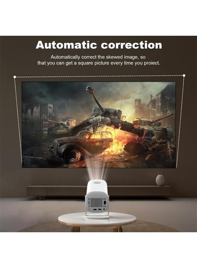 P30 MAX Projector With 2 gamepads Android 11 Wifi6 BT Home Theater Office Outdoor Smart Portable 4K HD Projector（35000+Games）  - Image 5