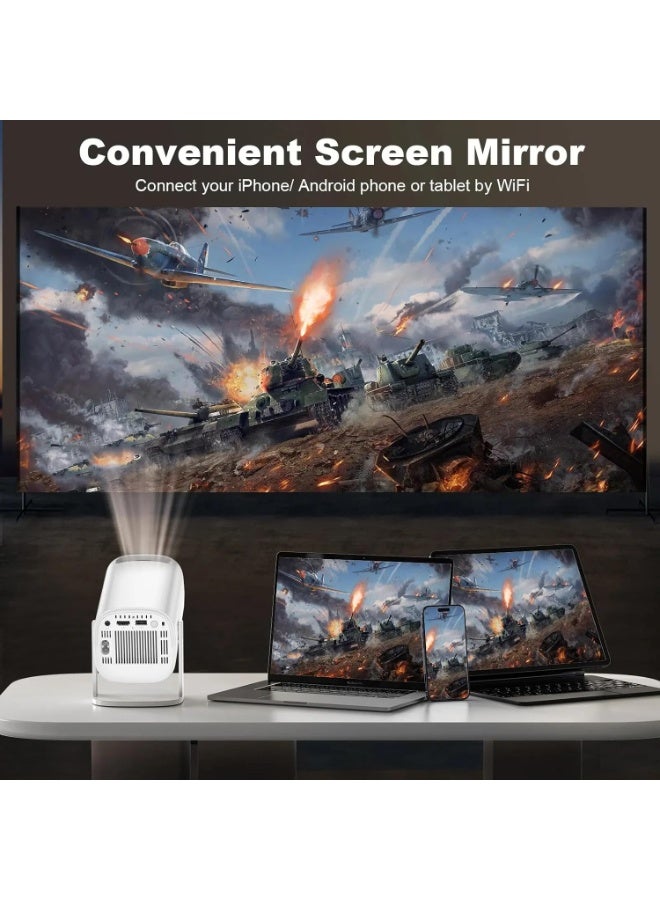 P30 MAX Projector With 2 gamepads Android 11 Wifi6 BT Home Theater Office Outdoor Smart Portable 4K HD Projector - Image 3