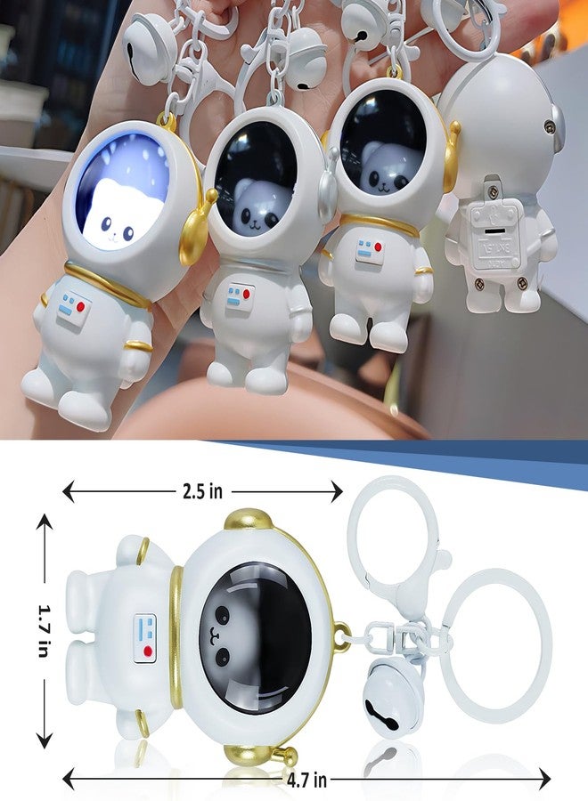 2win2buy Cute Astronaut Keychain with Sunset Light, Kawaii Space Keychains for Women and Boys, Robot Car Key Chain Hanging - Image 5