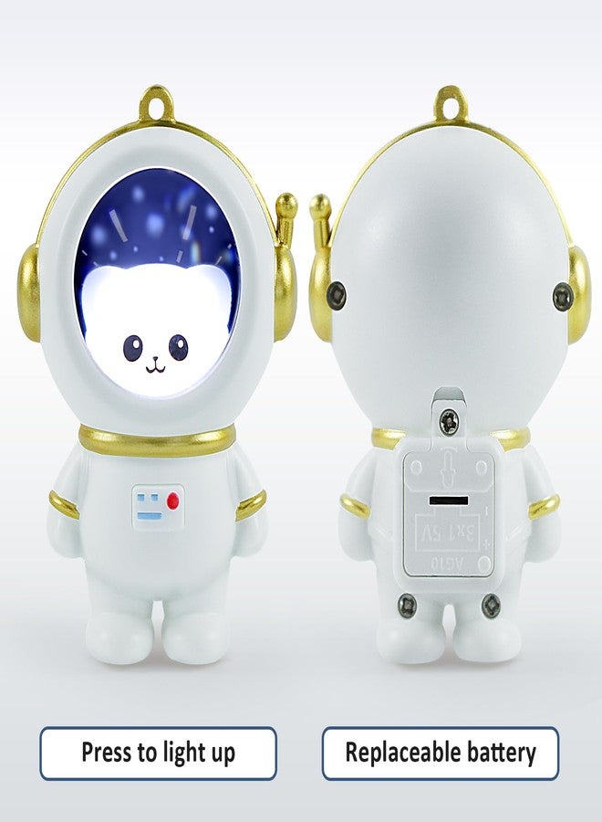 2win2buy Cute Astronaut Keychain with Sunset Light, Kawaii Space Keychains for Women and Boys, Robot Car Key Chain Hanging - Image 3
