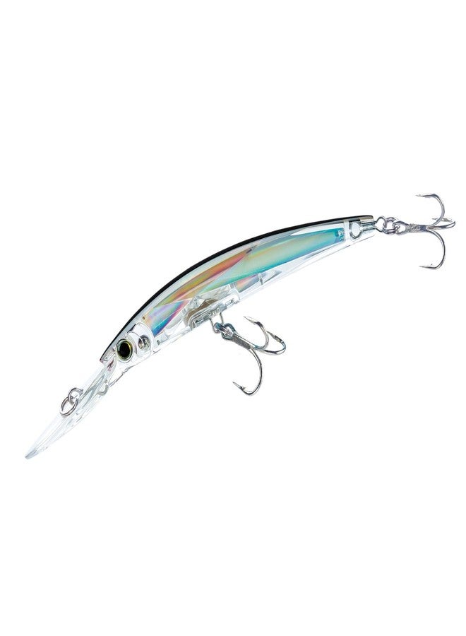 DUEL Yo-Zuri Crystal 3D Minnow Deep Diver Lure, Silver Black, 6-Inch - Image 1
