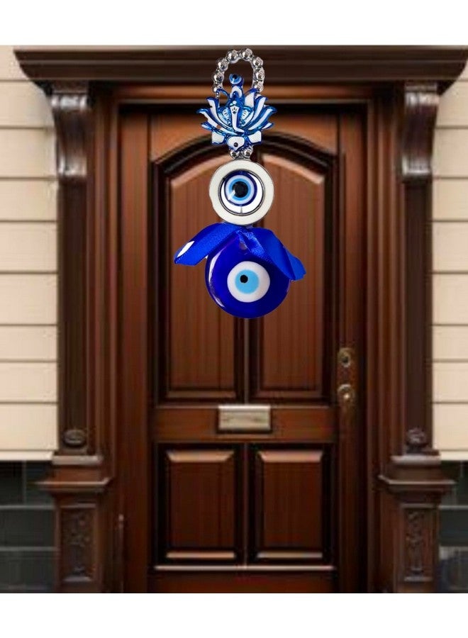 DT DECTONE تعليق عين الشر Evil Eye DT DECTONE للمنزل - نذر باتو لحماية المنزل، تميمة غانيشا لجلب الحظ والازدهار في المكتب والمنزل والسيارة - Image 2