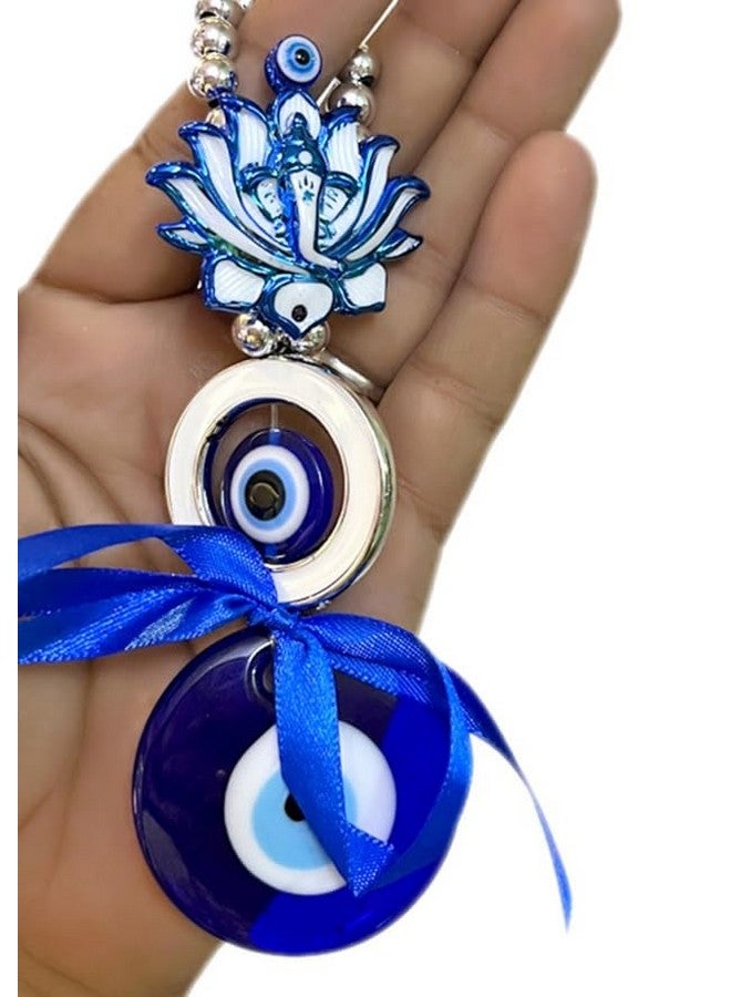 DT DECTONE تعليق عين الشر Evil Eye DT DECTONE للمنزل - نذر باتو لحماية المنزل، تميمة غانيشا لجلب الحظ والازدهار في المكتب والمنزل والسيارة - Image 1