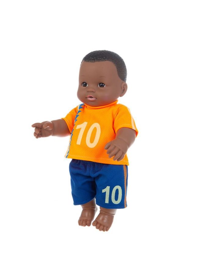 12-inch Sports Men's Vinyl Rebirth Doll Simulation Doll Play House Toys Wholesale-Color:Q12-016c (blue Eyes) Honglan No. 5-Height:35cm - Image 4