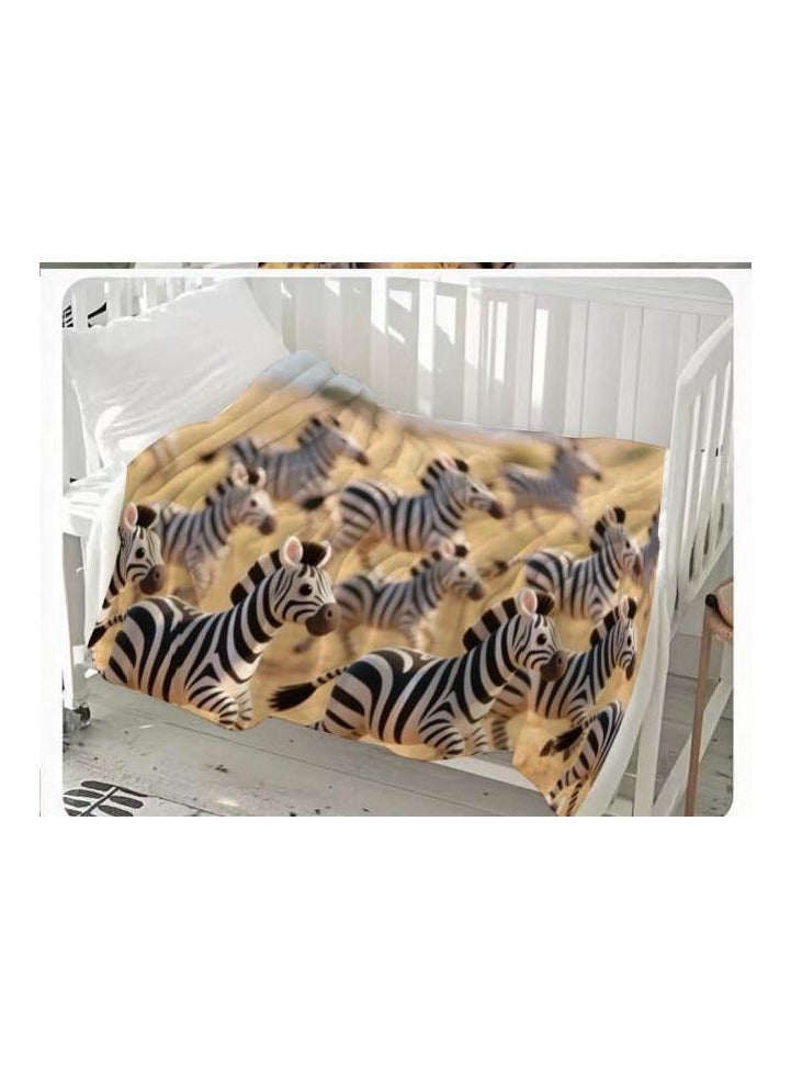 عام بطانية رقيقة من الفانيلا (دافئة ومريحة، ومناسبة للنوم واستخدام الألعاب وإزالة الغبار ومقاومة للرمل) 150 سم * 200 سم - 1029 - Image 3