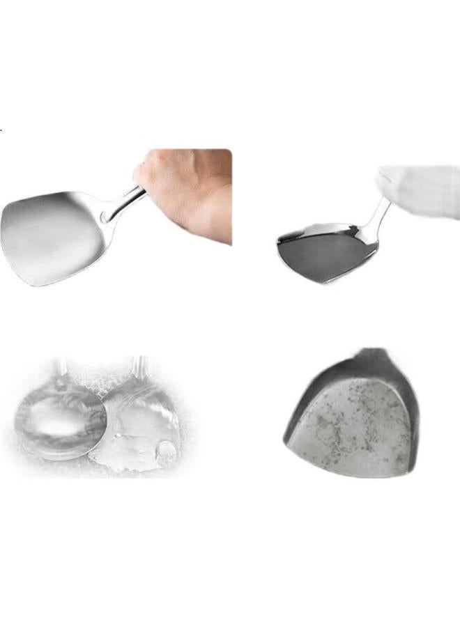 MAX COOK (Maxcook) Spatula, 304 Stainless Steel Spatula, Wooden Spatula, Thickened Cooking Spatula Mccu8250 - Image 3