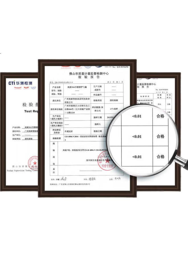 MAX COOK (Maxcook) Spatula, 304 Stainless Steel Spatula, Wooden Spatula, Thickened Cooking Spatula Mccu8250 - Image 2