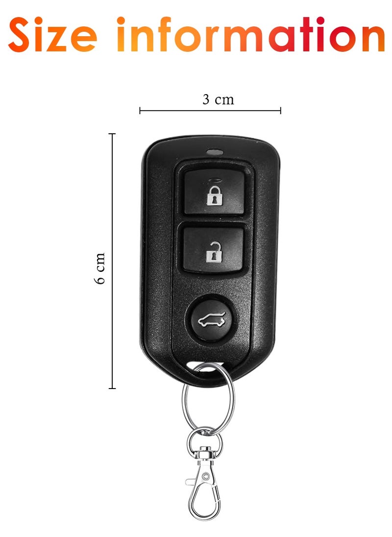 3XR - 3XR Advanced Car Keyless Entry System with Dual Remote Controls and Comprehensive Wiring Kit for Enhanced Vehicle Security M2021 - Image 1