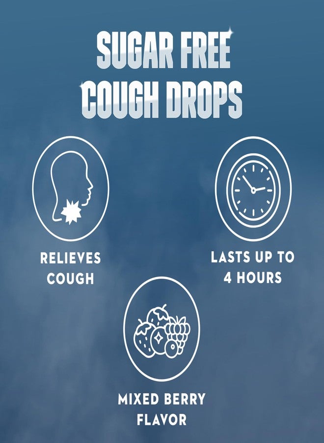 Mucinex Instasoothe Sugar Free Cough-Drops, Cough Medicine for Adults with Dextromethorphan HBr, Non Menthol, Cough Suppressant Lozenges, Mixed Berry Medicated Cough-Drops, 40ct (Pack of 3 - Image 3