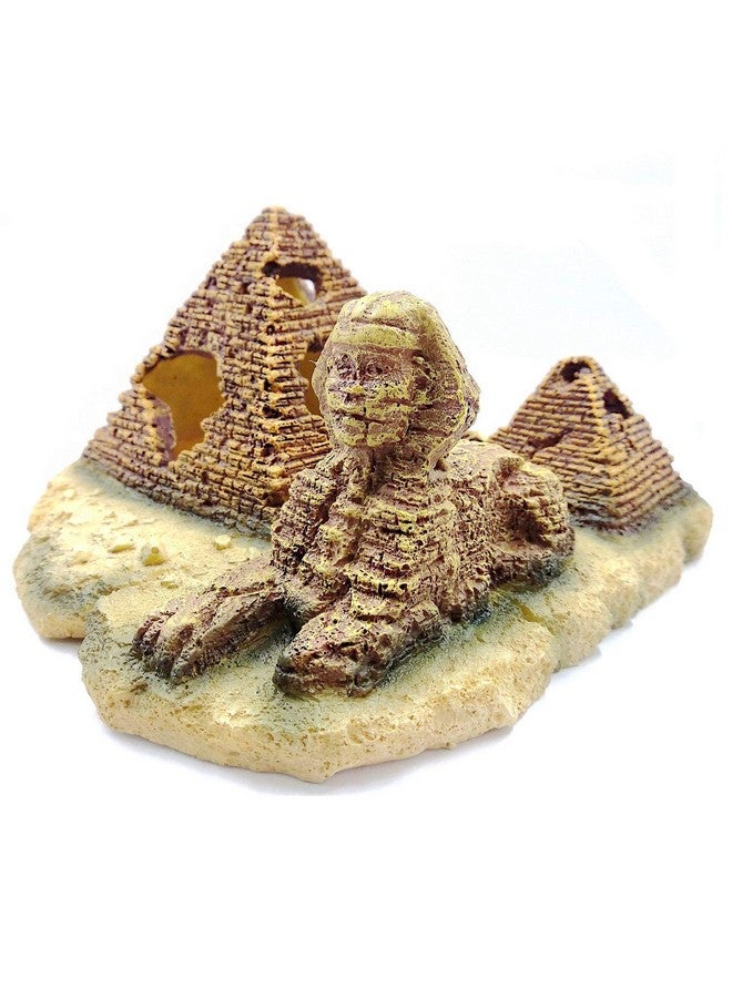 M2cbridge Aquarium Decor Castle Shipwreck Ornament Underwater Landscape(Egyptian Pyramid) - Image 5