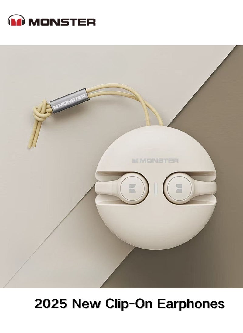 Monster - Monster XTK21 Ear Clip Bluetooth Headset – Seamless Connectivity, Hifi Sound, & 24hr Battery Life - Image 1