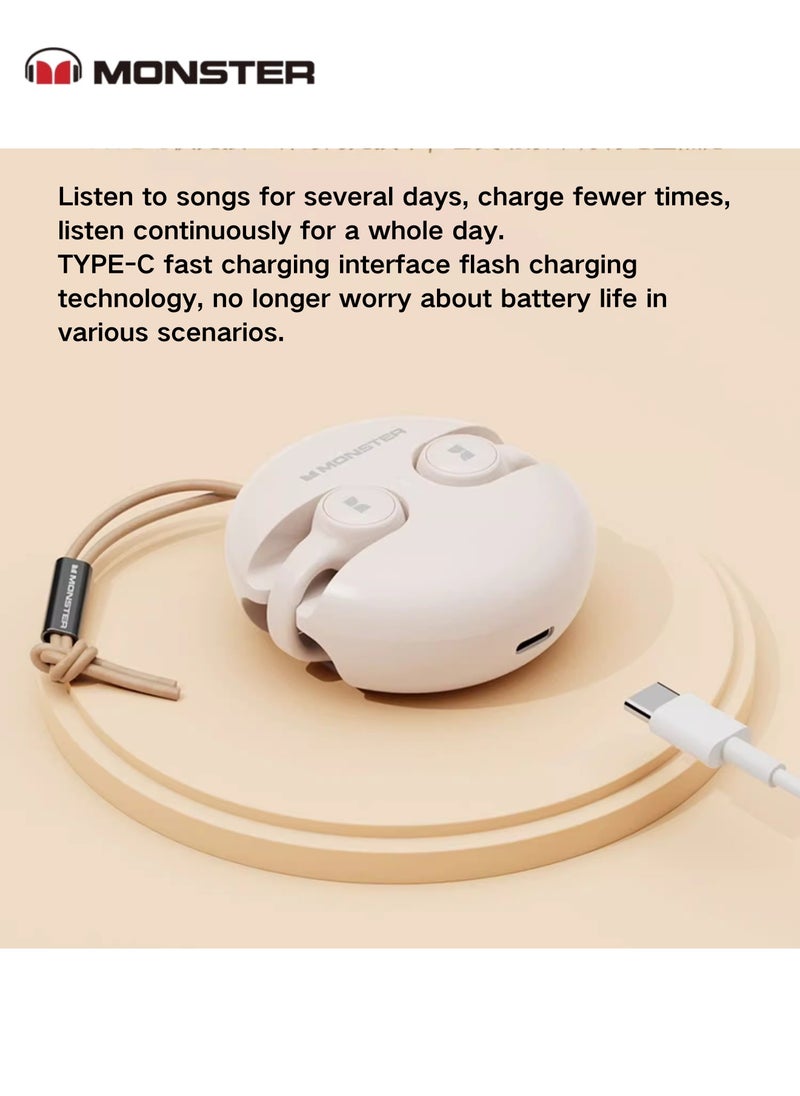 Monster - Monster XTK21 Ear Clip Bluetooth Headset – Seamless Connectivity, Hifi Sound, & 24hr Battery Life - Image 1