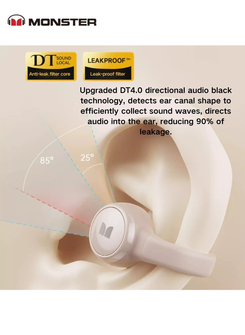 Monster - Monster XTK21 Ear Clip Bluetooth Headset – Seamless Connectivity, Hifi Sound, & 24hr Battery Life - Image 1