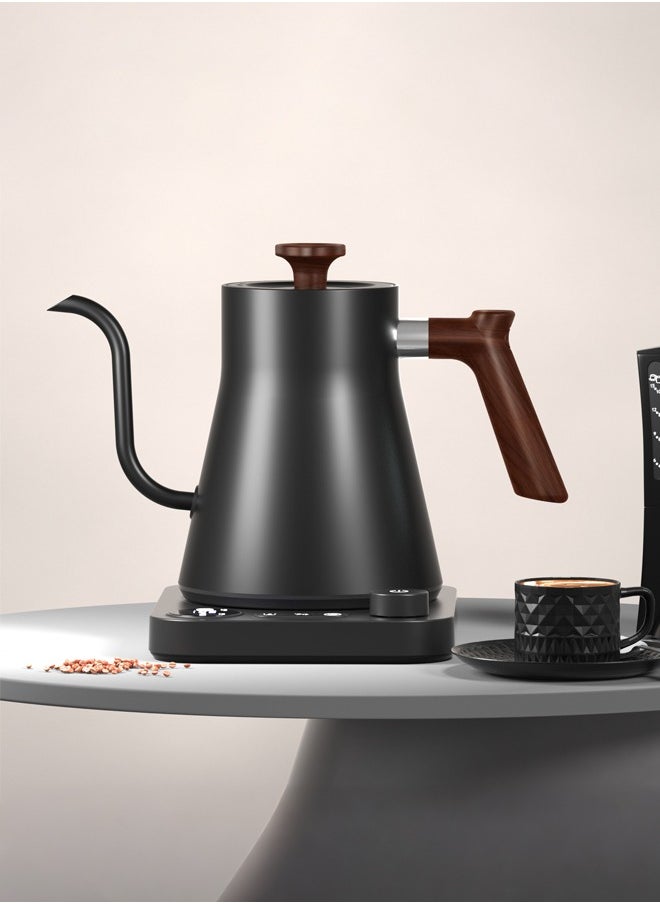 Joshberg - Electric Gooseneck Kettle,304 Stainless Steel Coffee Kettle with Temperature Control Presets,Quick Heating & Automatic Shut Off Electric Tea Pot for Pour Over Coffee,Brew Tea,Boil Water,0.9L,1200w - Image 1