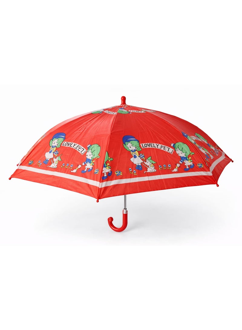 Educational & Fun Kids' Umbrella with Cartoon Graphics - Safe & Lightweight Protection from Rain and Sun. - Image 1