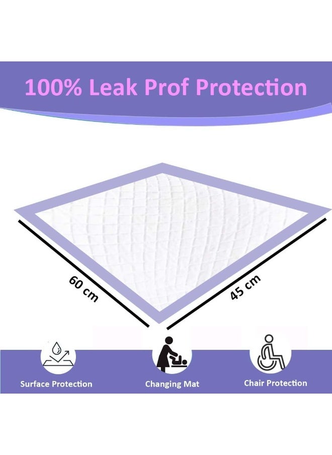 Cute 'n' Cuddle Cute 'n' Cuddle 120 Pcs Disposable Changing Mat Lavender 60cmX45cm With 120 Disposable Scented bags Pink  - Image 3