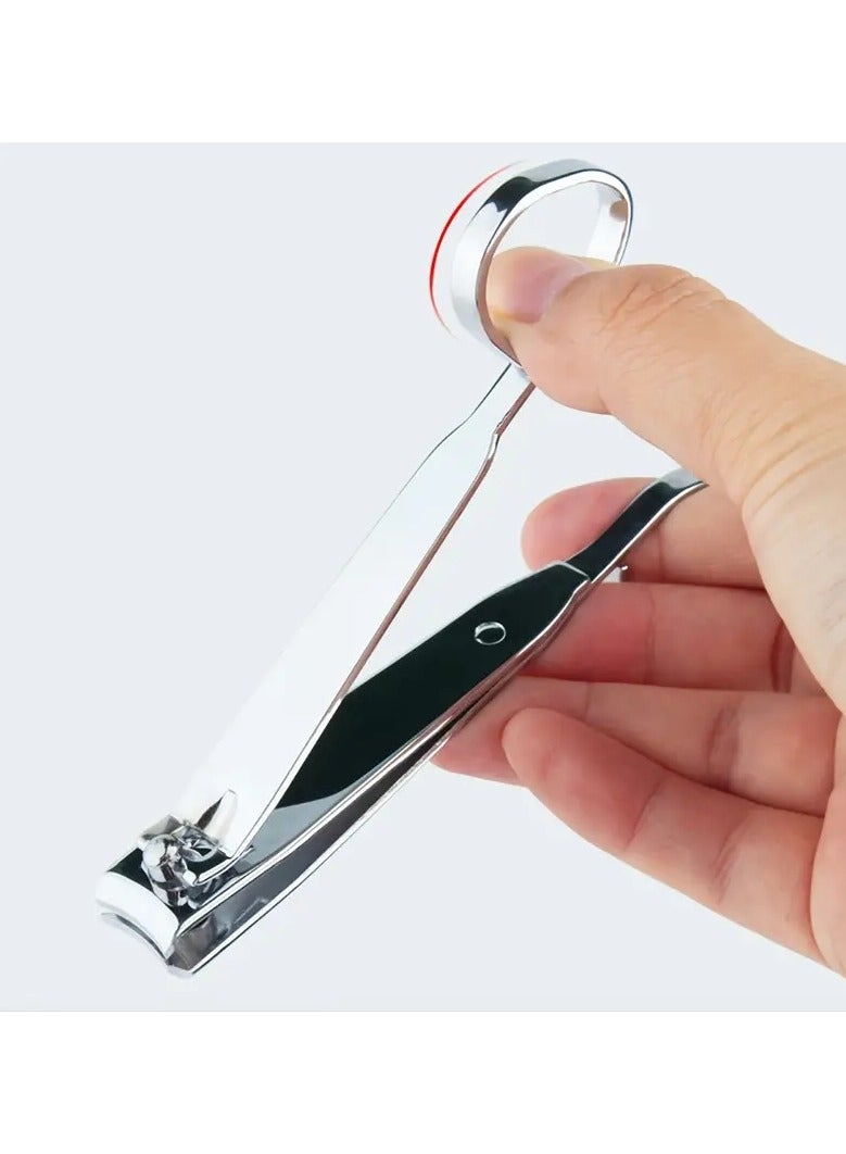 ORiTi مجموعة مقصات أظافر ممتازة بشفرات حادة من الفولاذ المقاوم للصدأ لقص أظافر اليدين والقدمين بشكل مثالي للرجال والنساء - فضي - Image 1