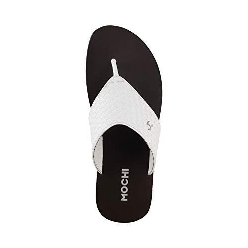 Mochi White Thong Sandals - 7 UK (41 EU) (16-9102) - Image 4
