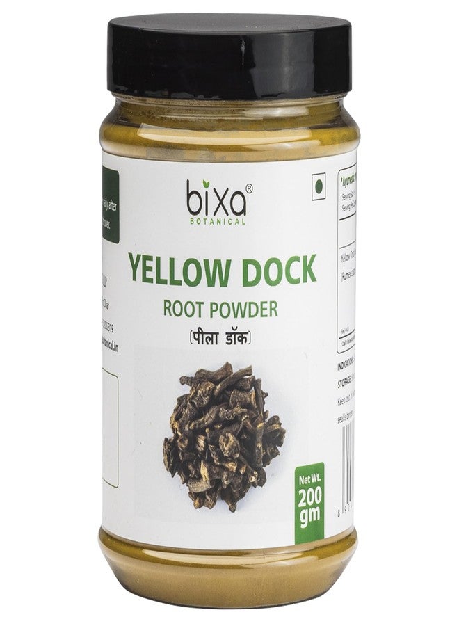 Bixa Botanical Yellow Dock Powder (Rumex Crispus) Herbal Supplement For Chronic Skin Problems, Ayurvedic Herb, Helps To Reduce Itching Sensation & Inflammation Of Nasal Passages. (7 Oz / 200g) - Image 1