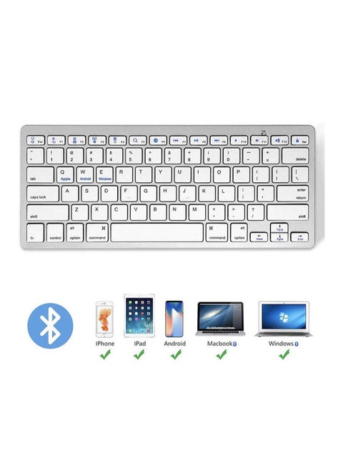 Wireless Bluetooth Keyboard - Universal Wireless Keyboard for Mobile Phones, Tablets, and Computers