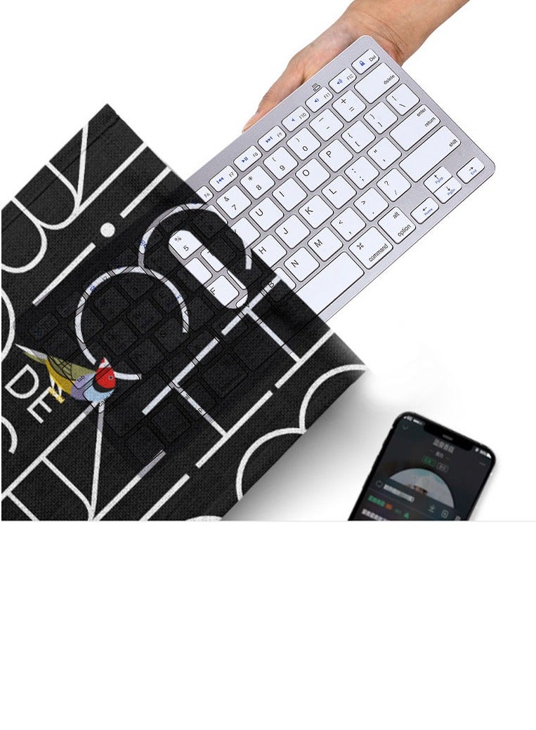 Wireless Bluetooth Keyboard - Universal Wireless Keyboard for Mobile Phones, Tablets, and Computers