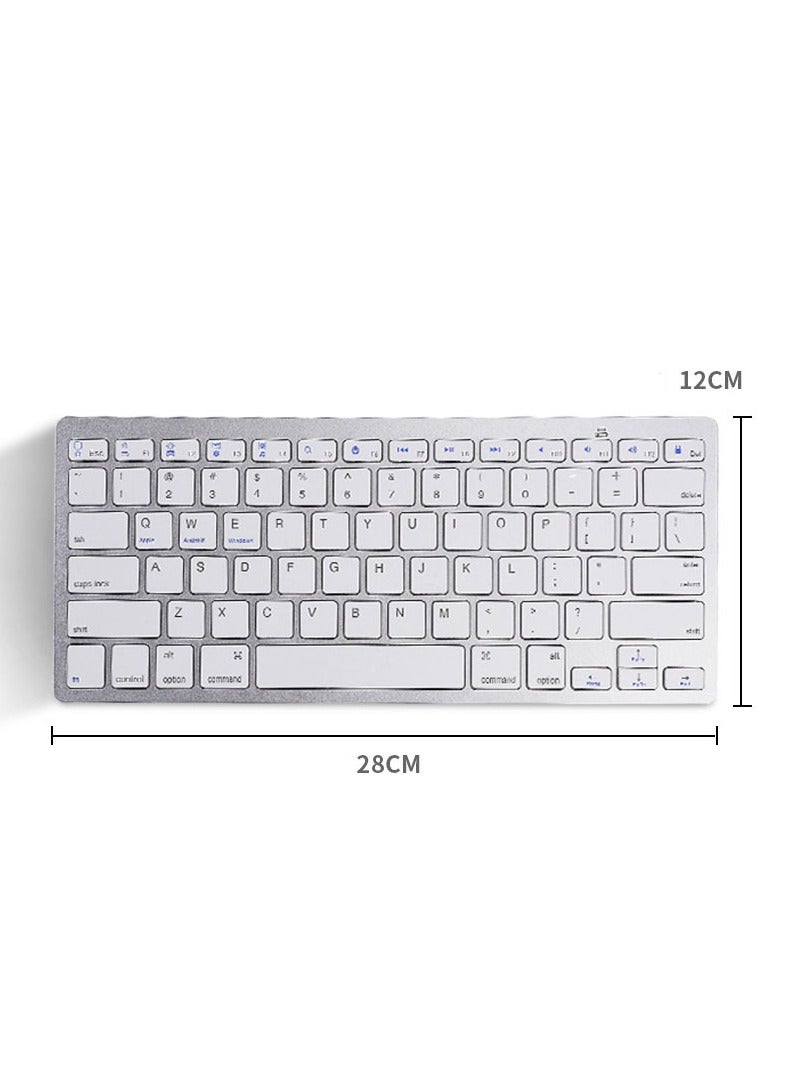 Wireless Bluetooth Keyboard - Universal Wireless Keyboard for Mobile Phones, Tablets, and Computers