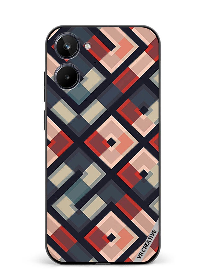 VR CREATIVE Protective Case Cover For Realme 10 Pattern Design Multicolour - Image 1