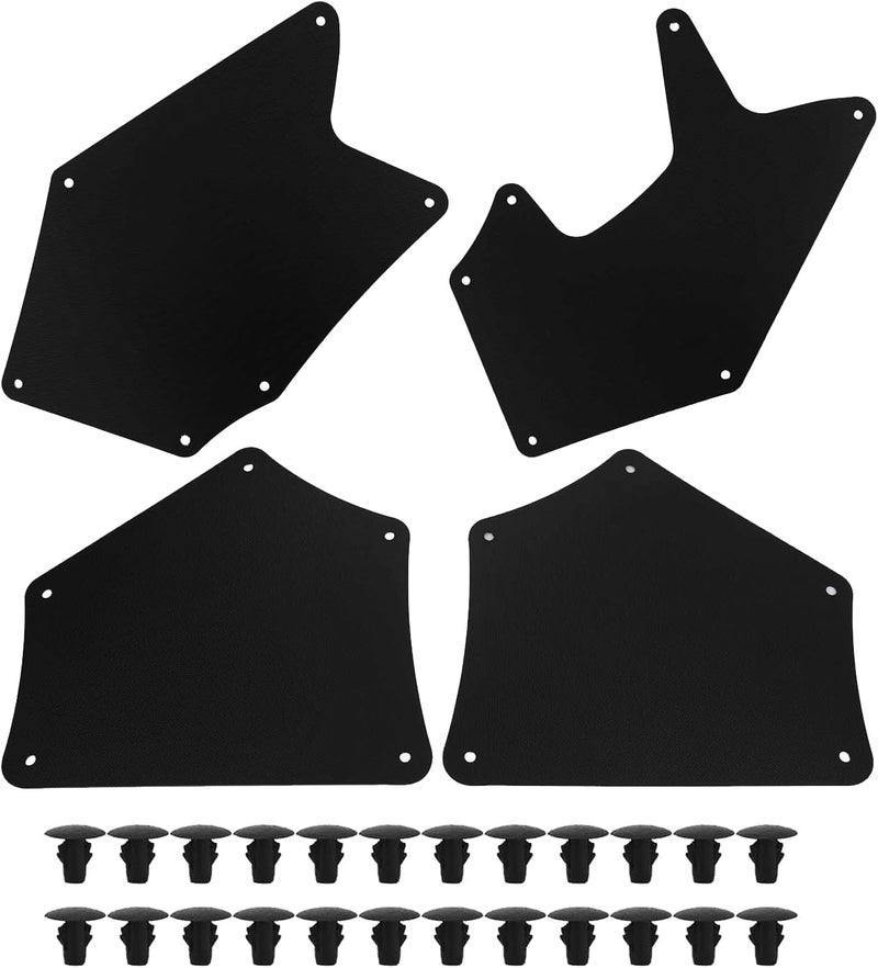 Tutor Auto Splash Guard Fender Liner Shields with Clips Compatible with 2007-2020 Toyota Tundra Sequoia - Replaces 537370C030 537360C030 - Image 1